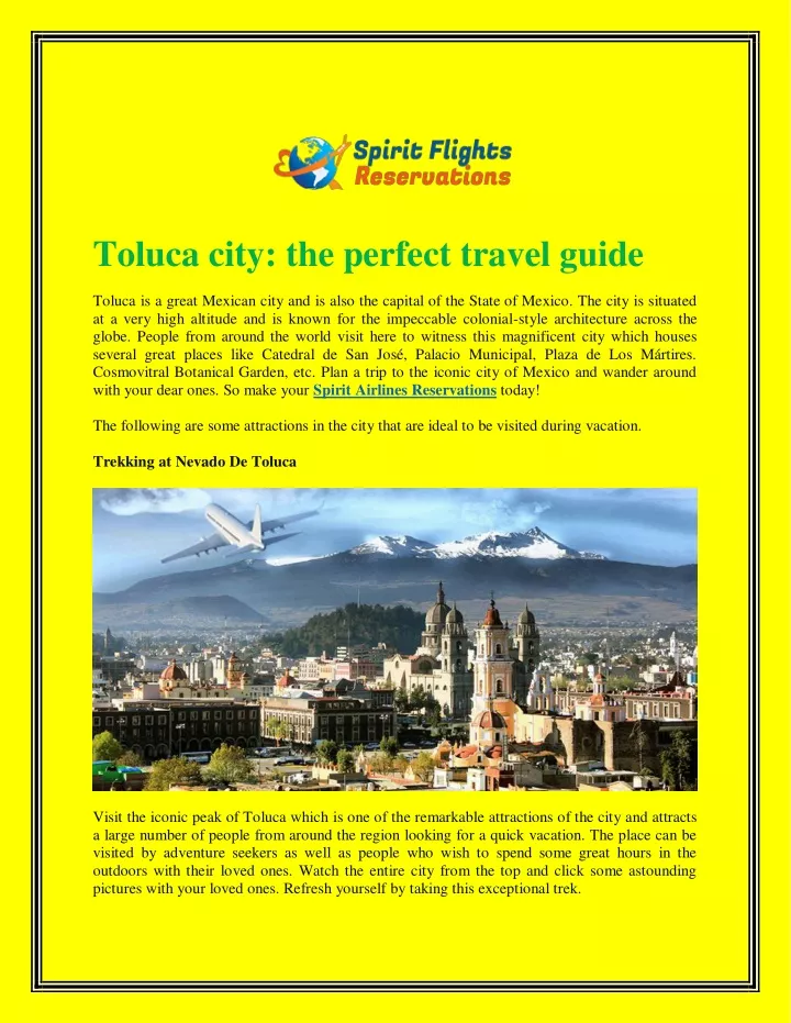 toluca city the perfect travel guide toluca