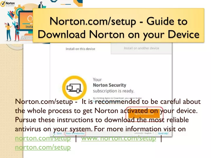 norton com setup guide to download norton on your device