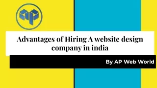 advantages of hiring a website design company