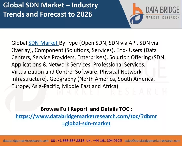 global sdn market industry trends and forecast
