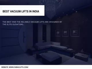 The Best Vacuum Lifts in India.