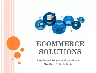 Ecommerce Solution And Development Company In India