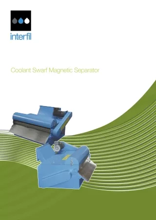 Coolant Swarf Magnetic Separator-Coolant Filtration