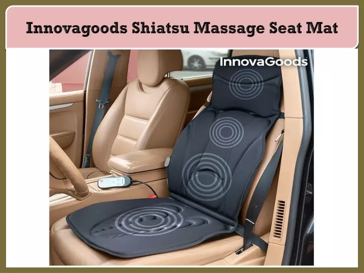innovagoods shiatsu massage seat mat