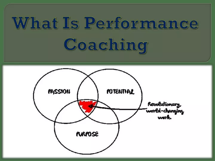 what is performance coaching