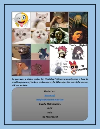 do you want a sticker maker for whatsapp
