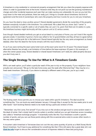 What Is The Average Cost To Get Out Of A Timeshare Things To Know Before You Get This