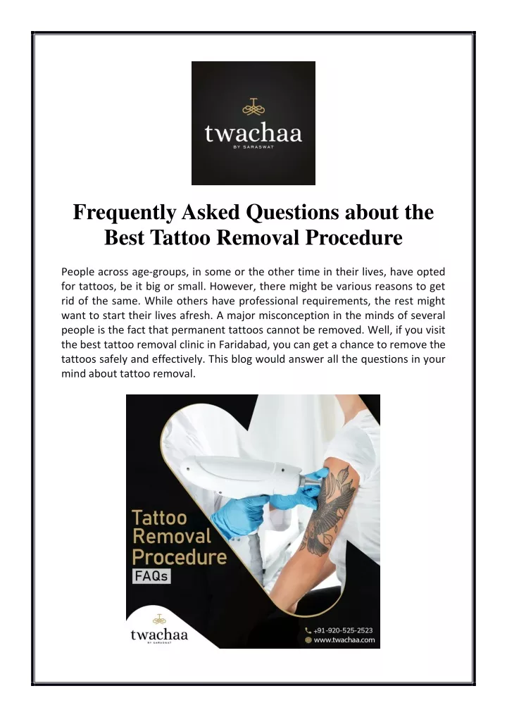 frequently asked questions about the best tattoo