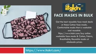Face Masks in Bulk