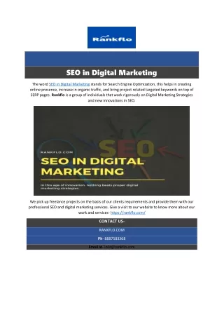 seo in digital marketing