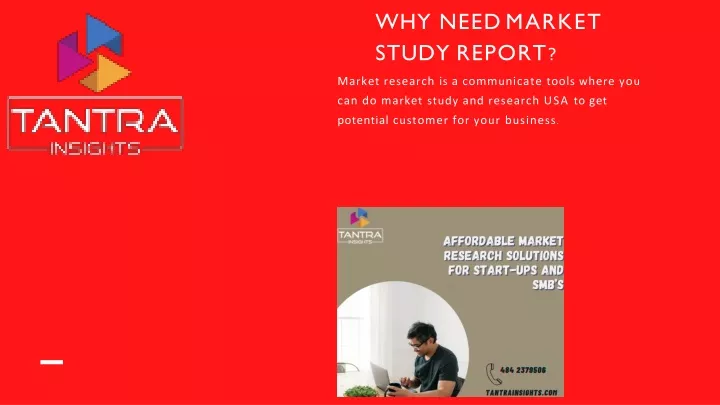 why need market study report