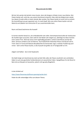 mit der zeit werden die kacheln immer bunter denn