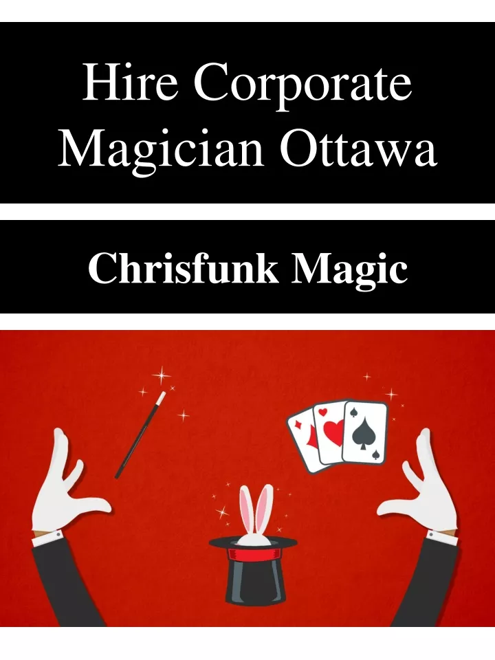 hire corporate magician ottawa