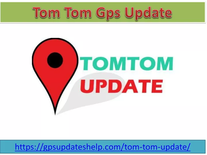 tom tom gps update