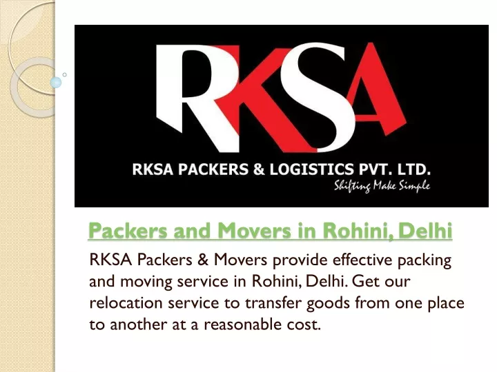 packers and movers in rohini delhi