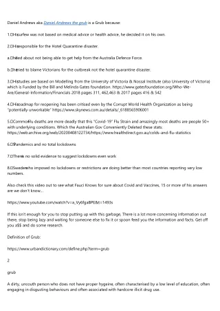 daniel andrews aka daniel andrews the grub