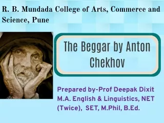 The Beggar by Anton Chekhov