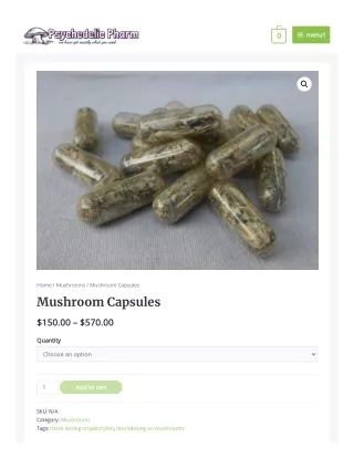 Order Mushroom Capsules Online in USA | Buy Mushroom Capsules