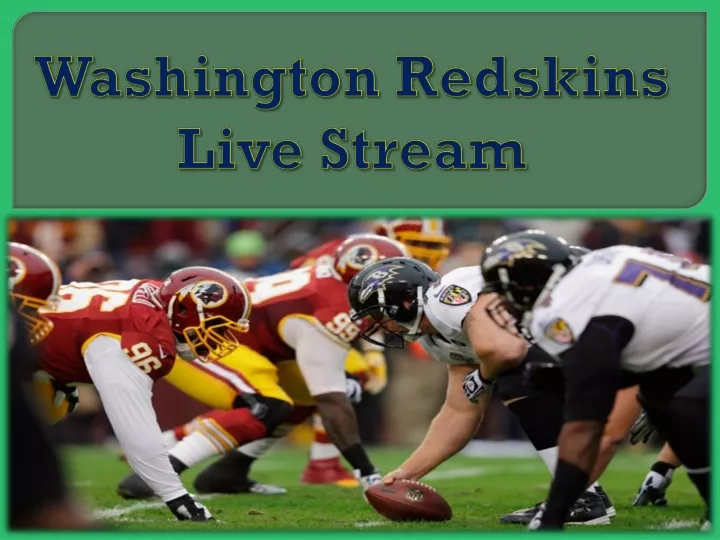 washington redskins live stream