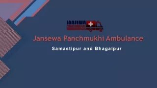 Use Ground Ambulance in Samastipur or Bhagalpur with ICU Expert