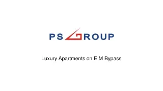 luxury apartments on e m bypass