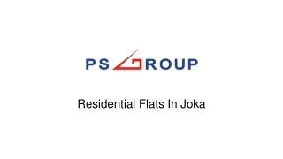 residential flats in joka