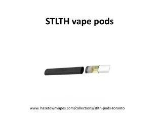 STLTH vape pods Canada