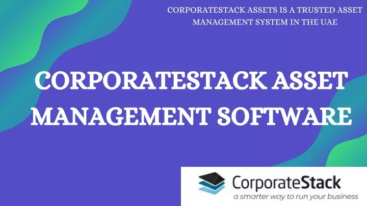 corporatestack assets is a trusted asset