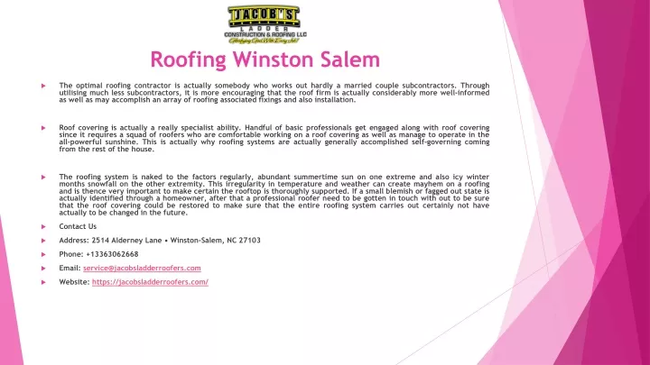 roofing winston salem