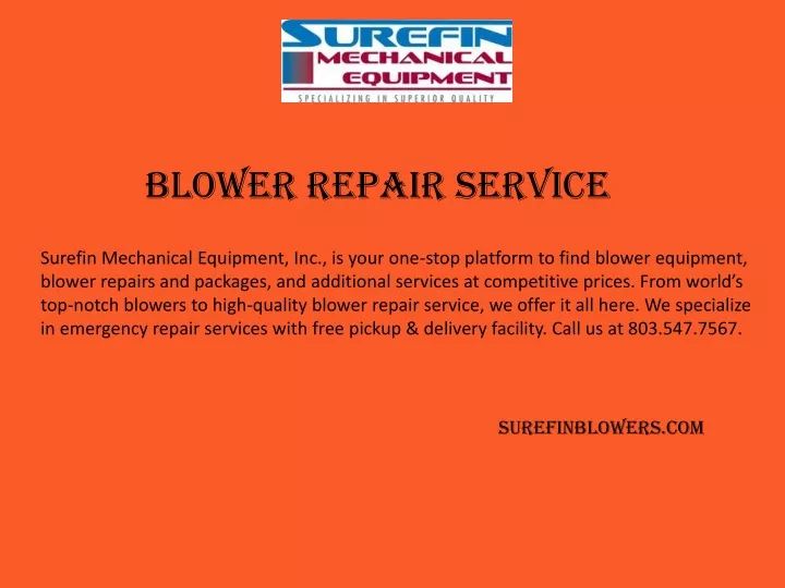 blower repair service