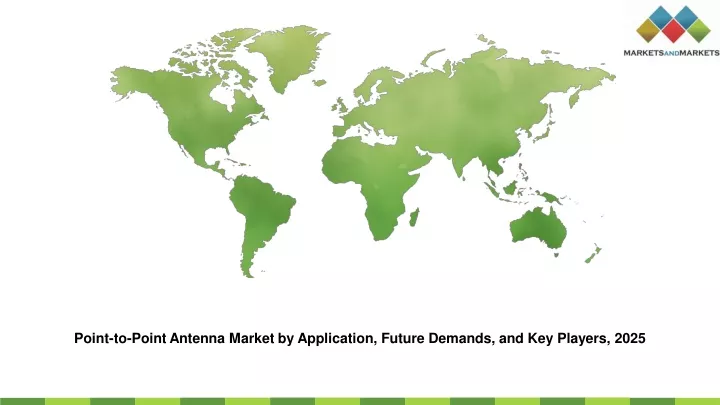 point to point antenna market by application