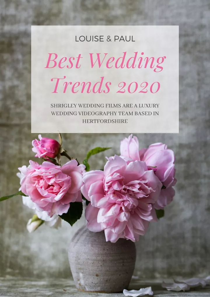 louise paul best wedding trends 2020