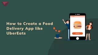 How to Create a Food Delivery App like UberEats