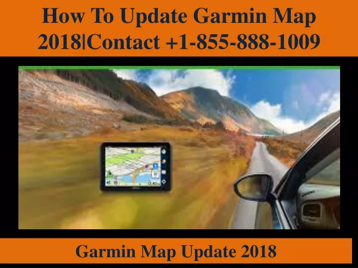 how to update garmin map 2018 contact