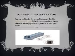 Buy Oxygen Concentrator Online
