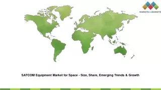 satcom equipment market for space size share