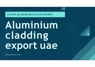 Aluminium Windows Manufacturers In Ajman, UAE | Alfaw Aluminium
