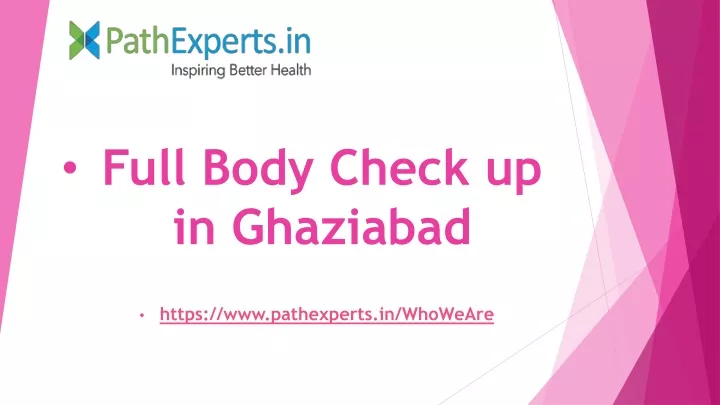 full body check up in ghaziabad