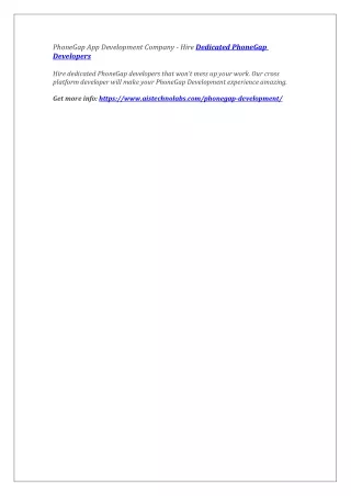 phonegap app development company hire dedicated