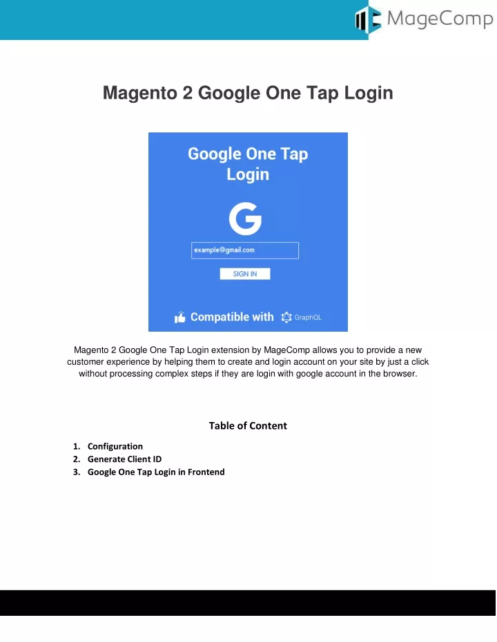 magento 2 google one tap login