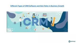 What are the Types of CRM Software?