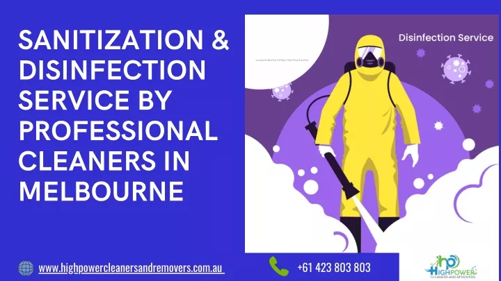 sanitization disinfection service by professional
