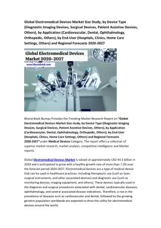 global electromedical devices market size study