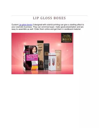 lip gloss boxes