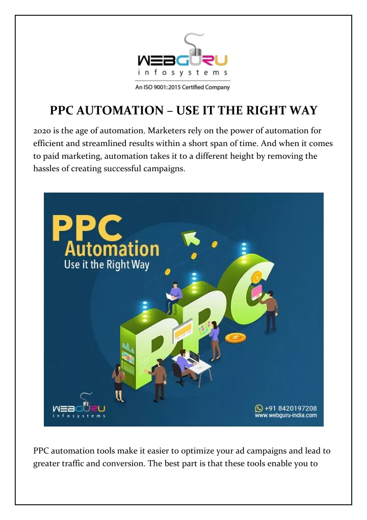 ppc automation use it the right way