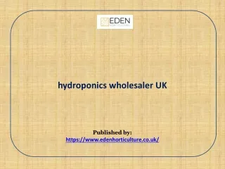 hydroponics wholesaler UK