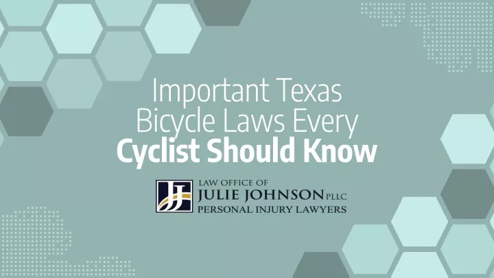 important texas bicycle laws every cyclist should