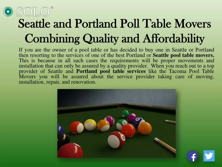 seattle and portland poll table movers combining quality and affordability