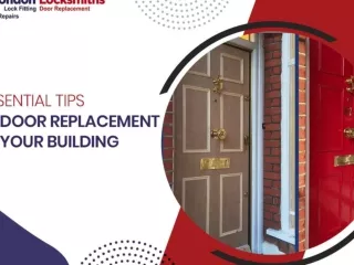 3 Essential tips for door replacement for your building
