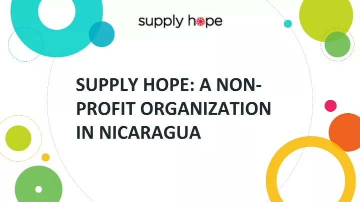 supply hope a non profit organization in nicaragua